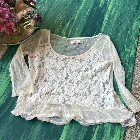 Abercrombie & Fitch Tops - Gifted Abercrombie & Fitch Polka dot TOP - Small spot bottom left